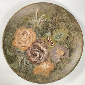 Vintage Raymond Waites Floral Decorative Plates For Toyo Trading Co 10"